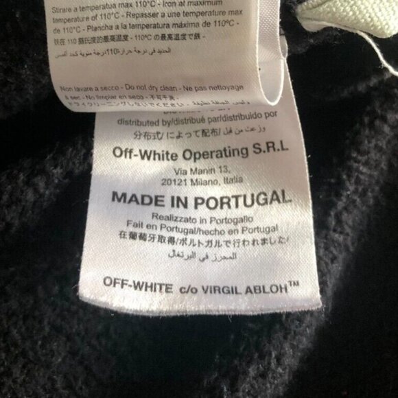 OFF-WHITE (Size XS) Tiger Sleeve Black Crewneck - Picture 11 of 11